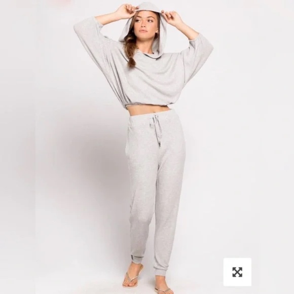 L*Space Venice Beach waffle knit jogger pant (size M/L) - Picture 2 of 14